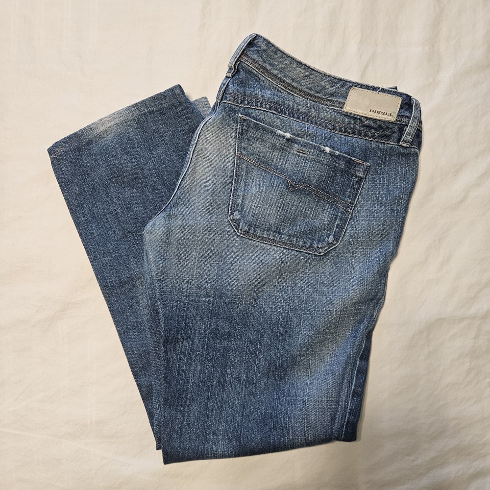 Diesel Jeans Lowky Regular Straight Womens 32x30 Low Waist Y2k Vintage